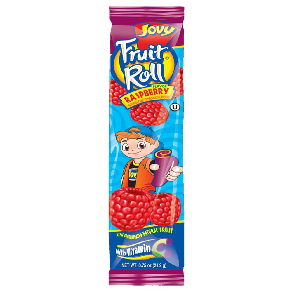 Jovy Fruit Roll Raspberry- 1 Roll – Mexican Candy Store by Mexicrate