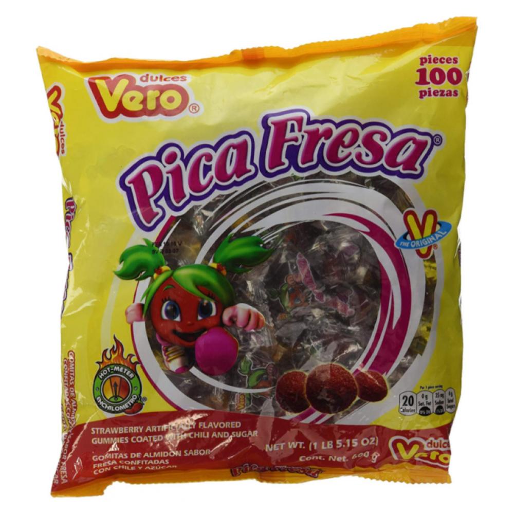 Vero Pica Fresa Bag 100pcs – Mexican Candy Store by Mexicrate