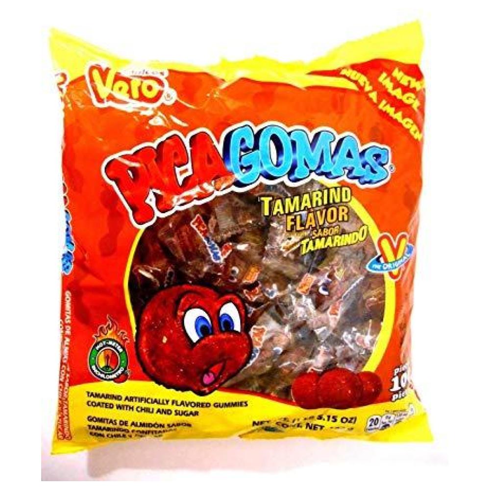 Vero Pica Goma Tamarindo Bag 100pcs – Mexican Candy Store by Mexicrate